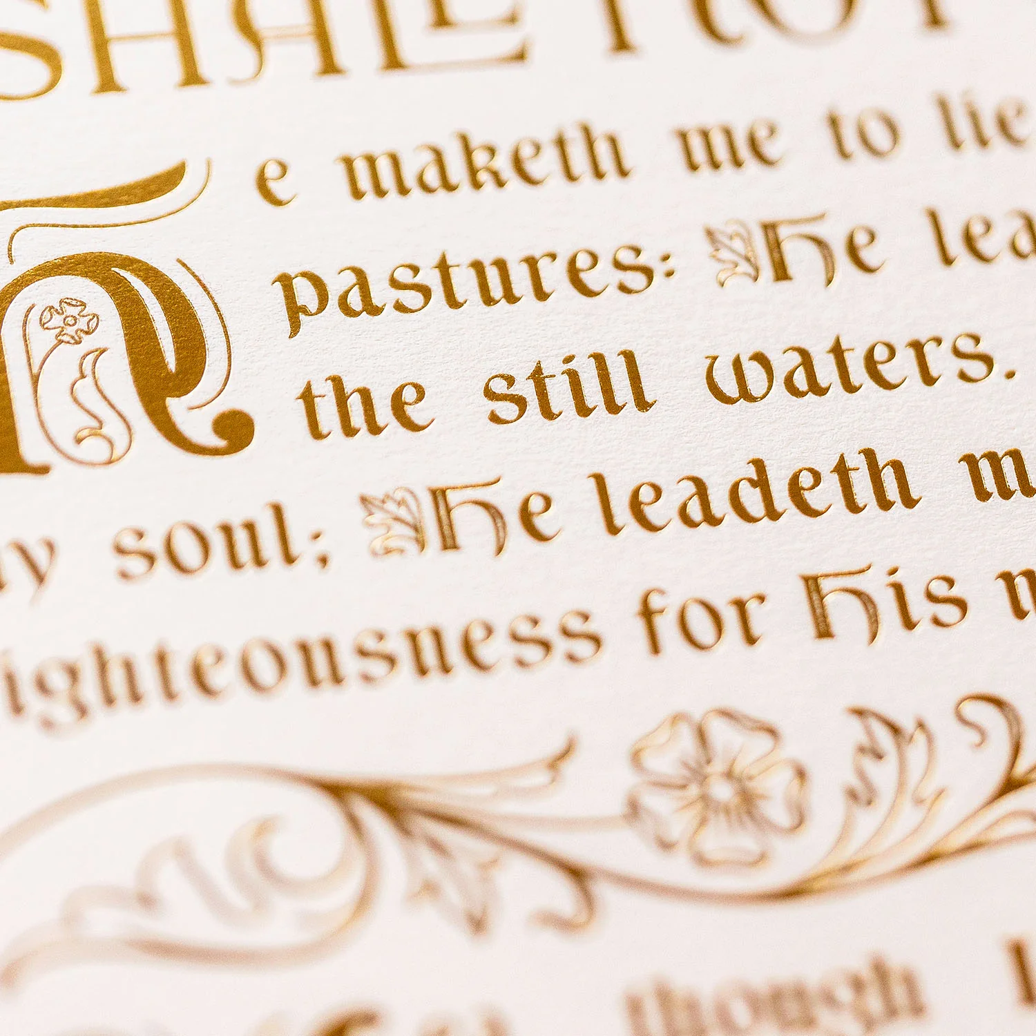 Psalm 23 - Gold - Image 3