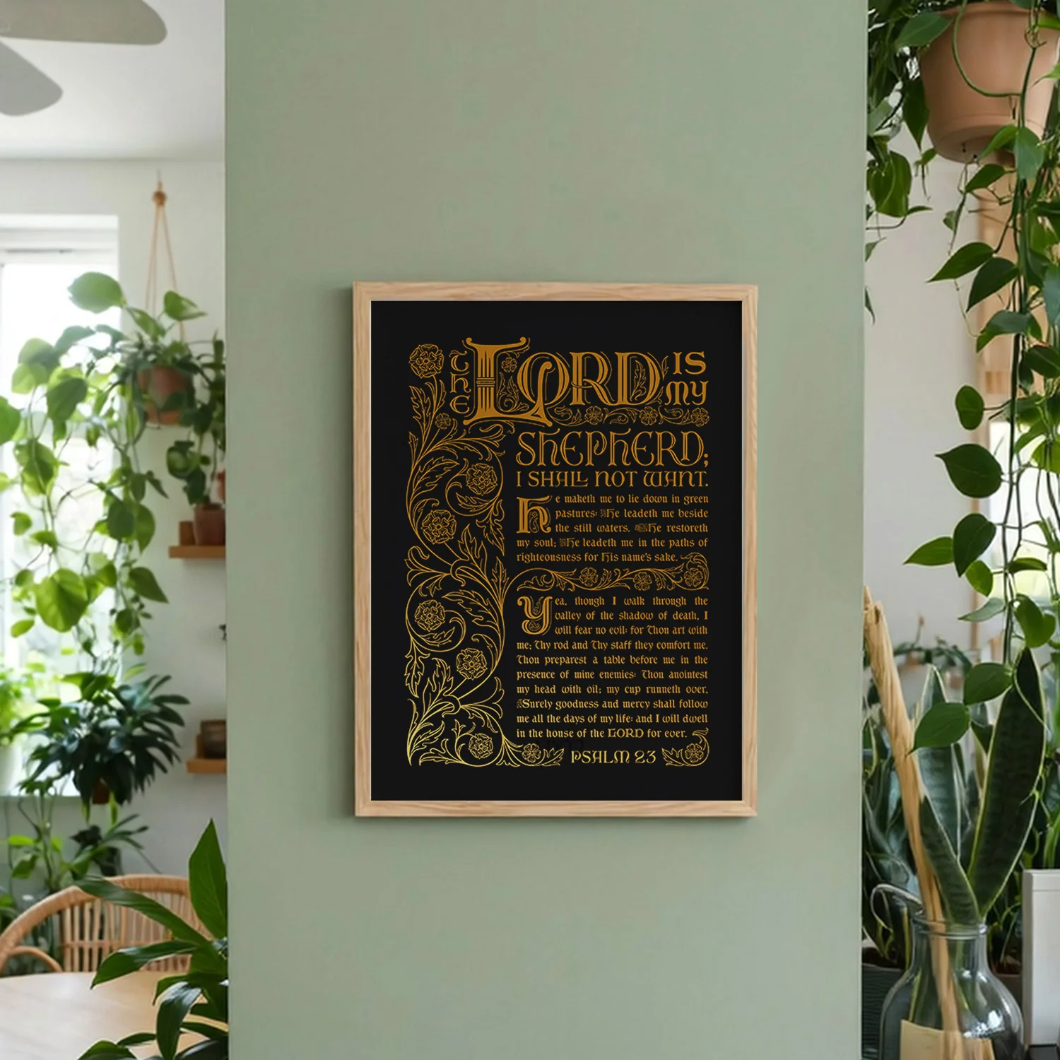 Psalm 23 - Gold/Black - Image 6