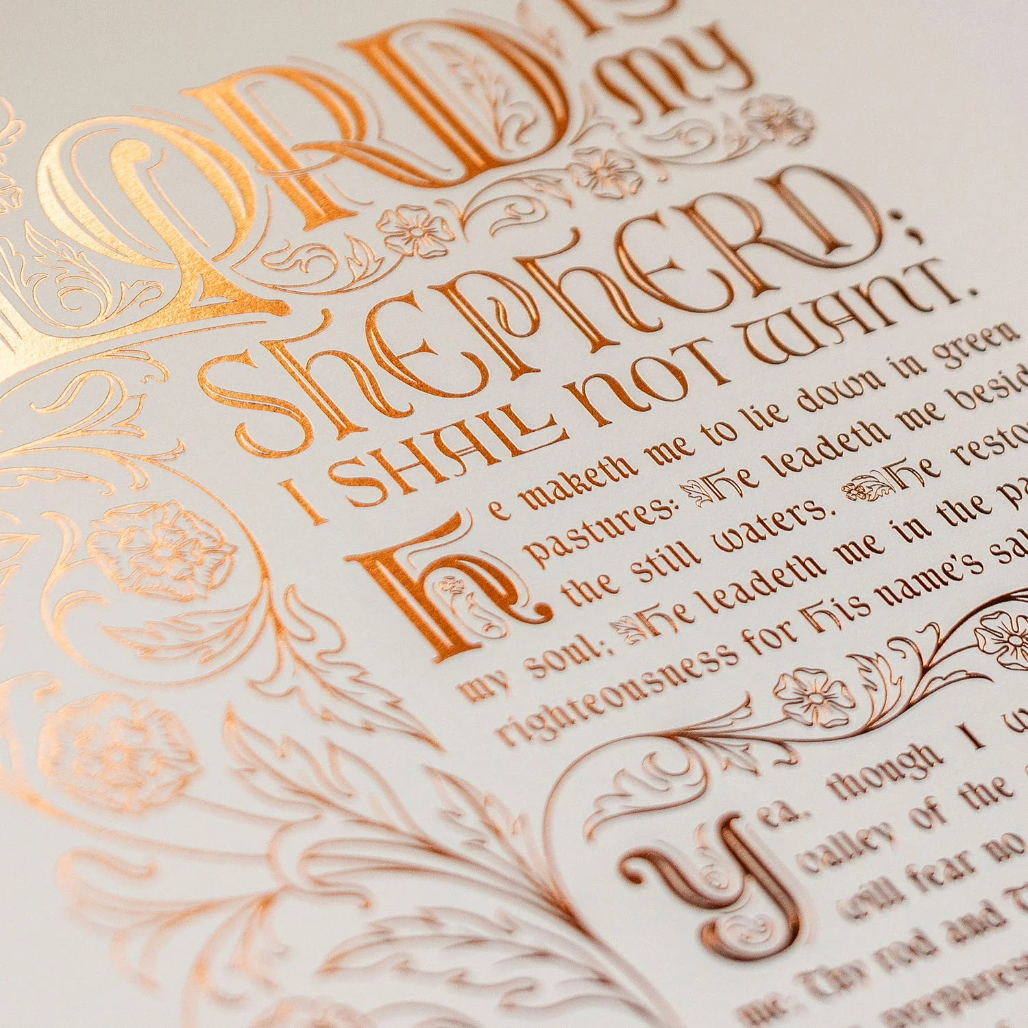 Psalm 23 - Rose Gold - Image 5